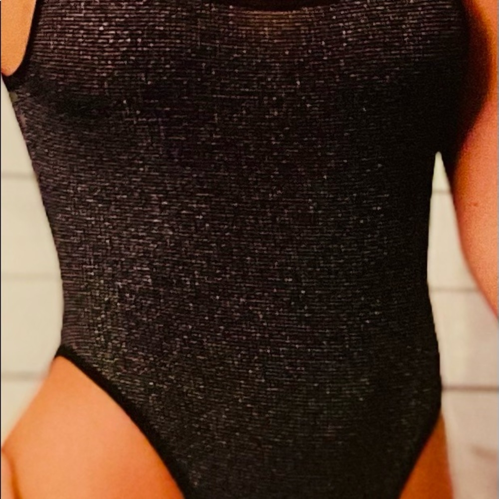 Shimmery Gray Bodysuit